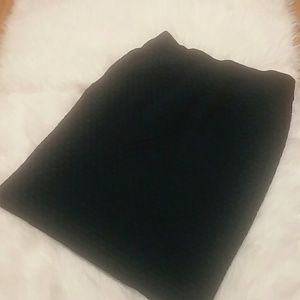Uniglo NAVY BLUE Quilted Skirt